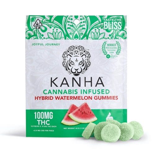 top edibles in DC Kanha Hybrid Watermelon Gummies package